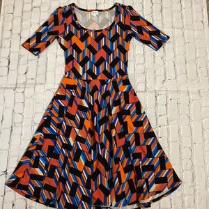 LuLaRoe Nicole Dress, Small NWT